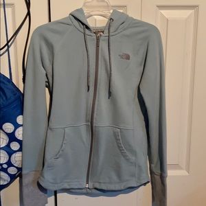 The North Face sweatshirt